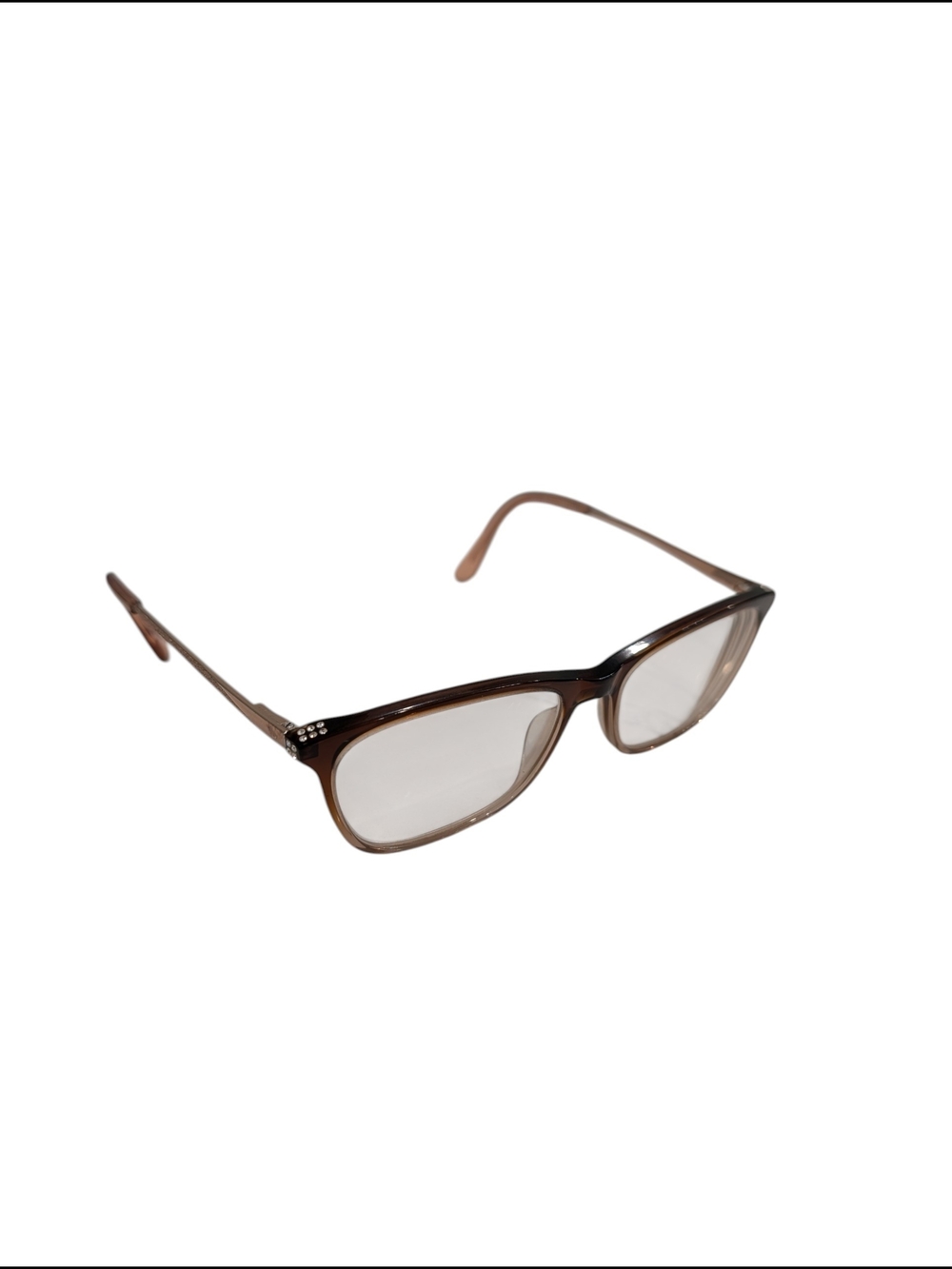 Cote D'Azur Europa CDA-348 C1 Eyeglasses 55-17-140 Rose Gold Rhinestone-Frames